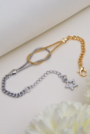 Heliophilia Silver Pulsera de Metal Plata y Oro CBL9752